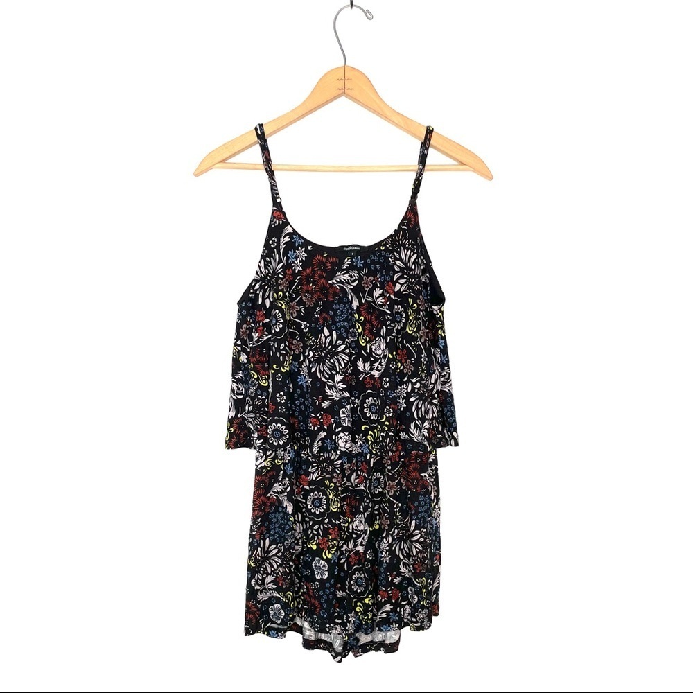 Ambiance F-21 | Black Floral Romper